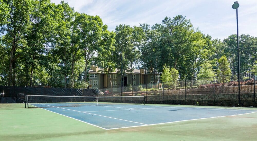 ball courts at The Overlook apartments in sandy springs, Atlanta, GA